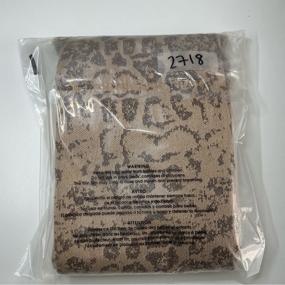 Chicos Sweater Womens 2 Large Tan Animal Print Loose Fit Oversized Tunic Neutral - Picture 11 of 11